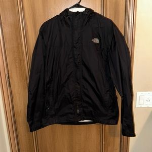 North Face Rain Jacket. Black. Medium.